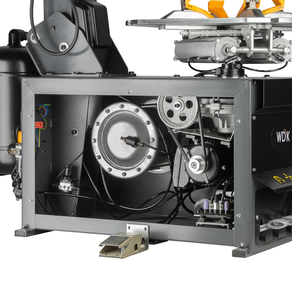 WDK-709738 Автоматический шиномонтажный станок со взрывной накачкой колес, двухскоростной. Захват 12 Wiederkraft