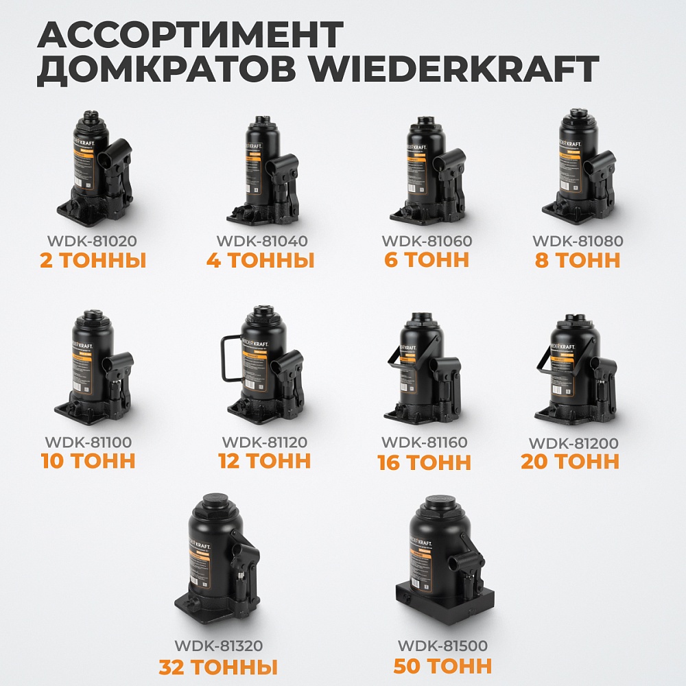 Домкрат бутылочный WDK-81320