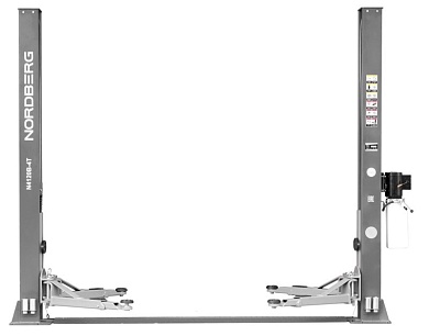 Подъемник двухстоечный 4 т, 220 В, серый NORDBERG N4120B-4G_3+2_220