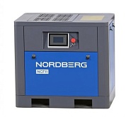 Компрессор винтовой, 7,5 кВт, 10 бар, 960 л/мин, IP23, c частотным преобразователем, без ресивера NORDBERG NCF11