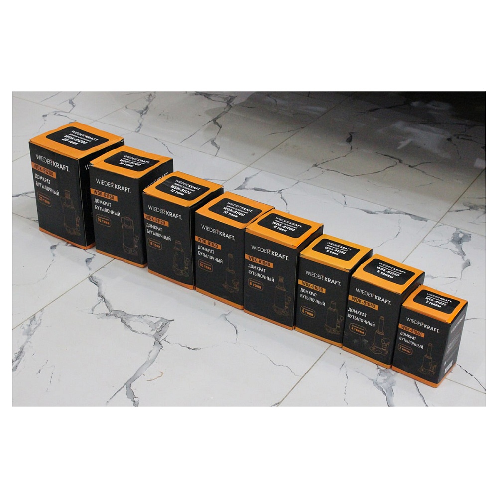 WDK-81200 Домкрат гидравлический бутылочного типа 20т