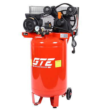 GTE-MR4B120300B Компрессор поршневой ременной 220В 300л/мин. ресивер-120л вертикальный