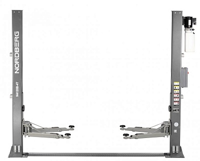 NORDBERG ПОДЪЕМНИК N4120BE-4G_380V 2х стоечный 4т (серый) электростопора